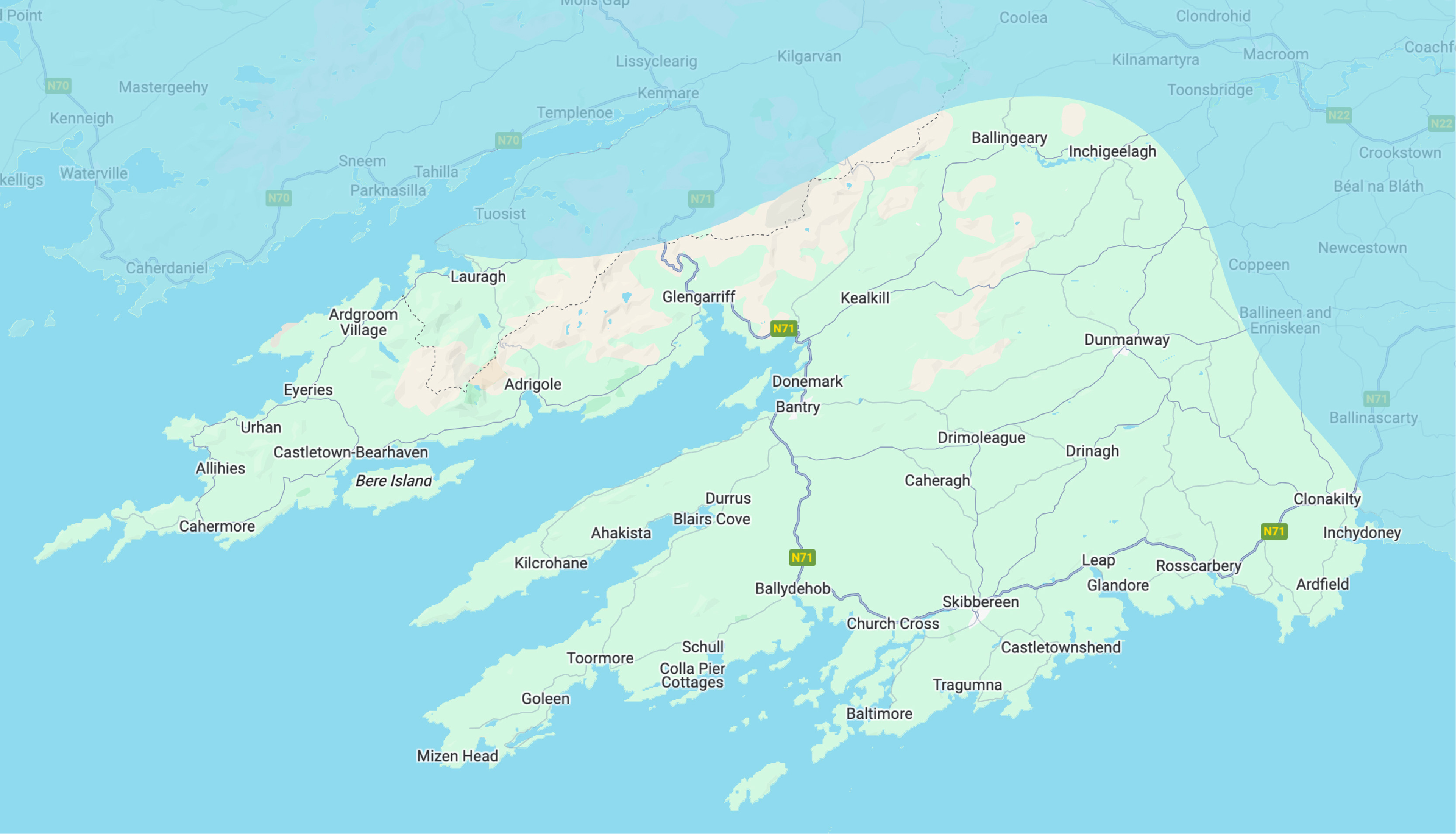 Bantry Skip Hire serve this area